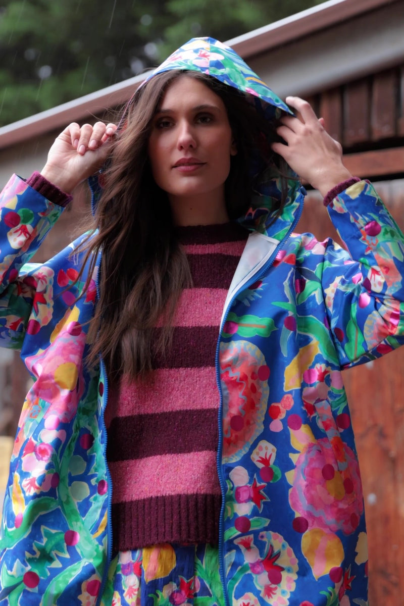 Gorman NZ - Secret Meadow Print Raincoat - print