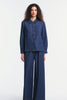 Gorman NZ - Imogen Seersucker Denim Shirt - indigo