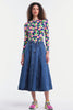 Gorman NZ - Molly Denim Skirt - mid-blue