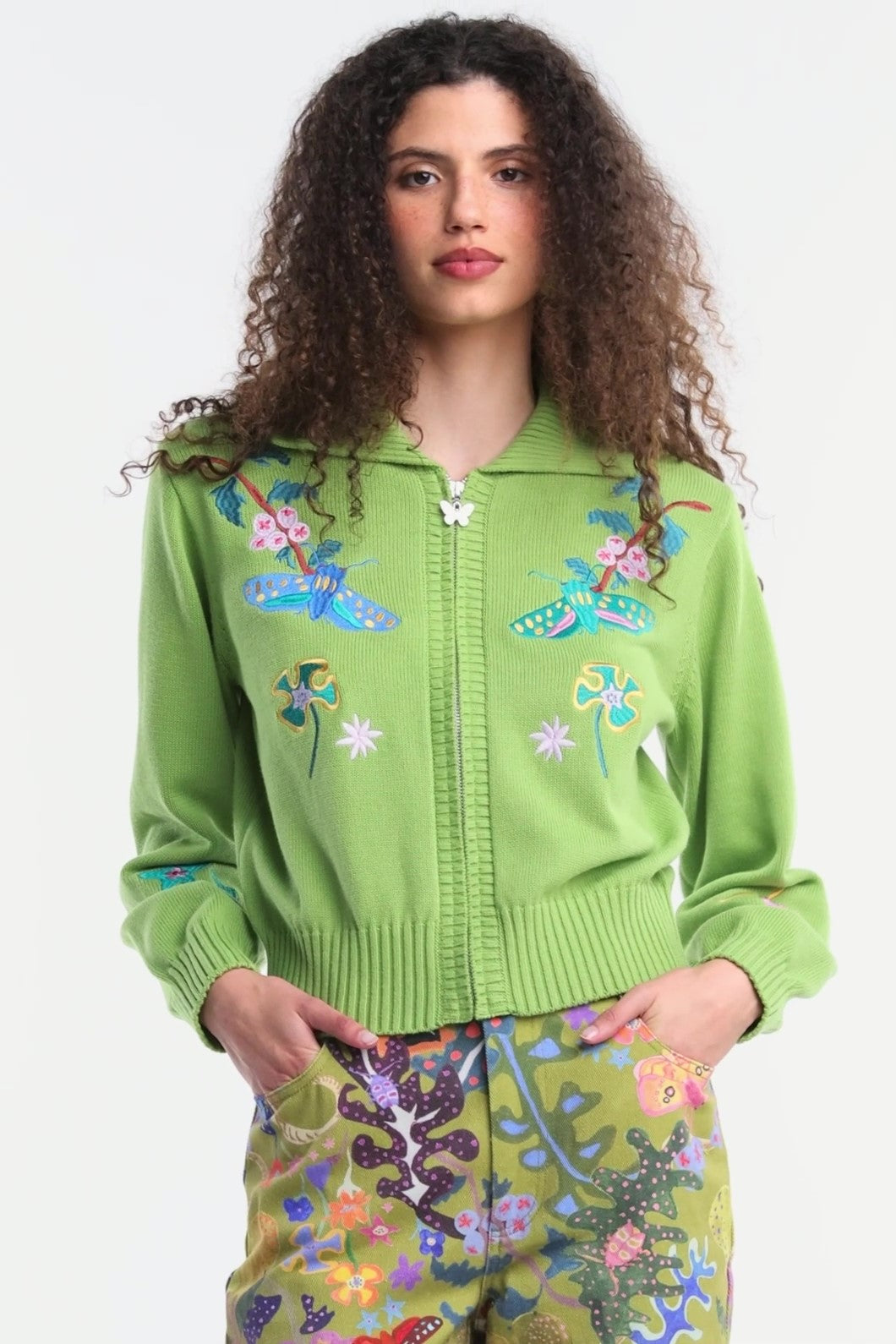 Gorman NZ - A Bugs Life Cardigan - green