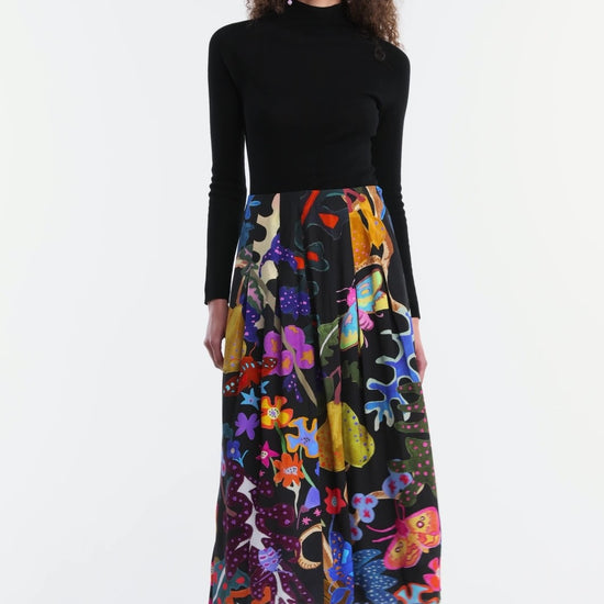 Gorman NZ - Beetlemania Midi Skirt - print