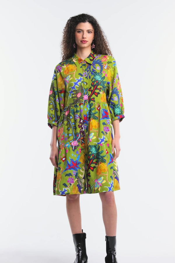 Gorman NZ - Beetlemania Smock Dress - print