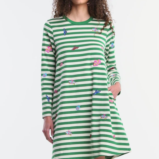 Gorman NZ - A Bugs Life Jersey Dress - stripe