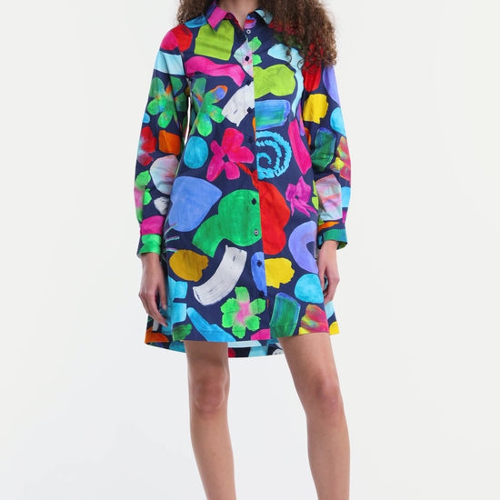 Gorman NZ - Jumble Shirt Dress - print