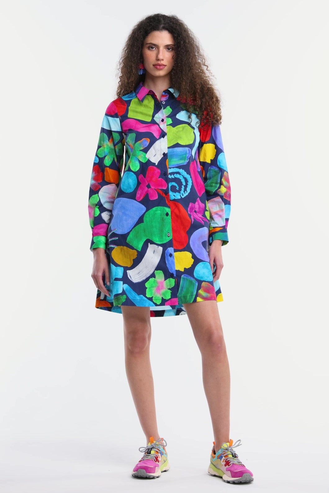 Gorman NZ - Jumble Shirt Dress - print