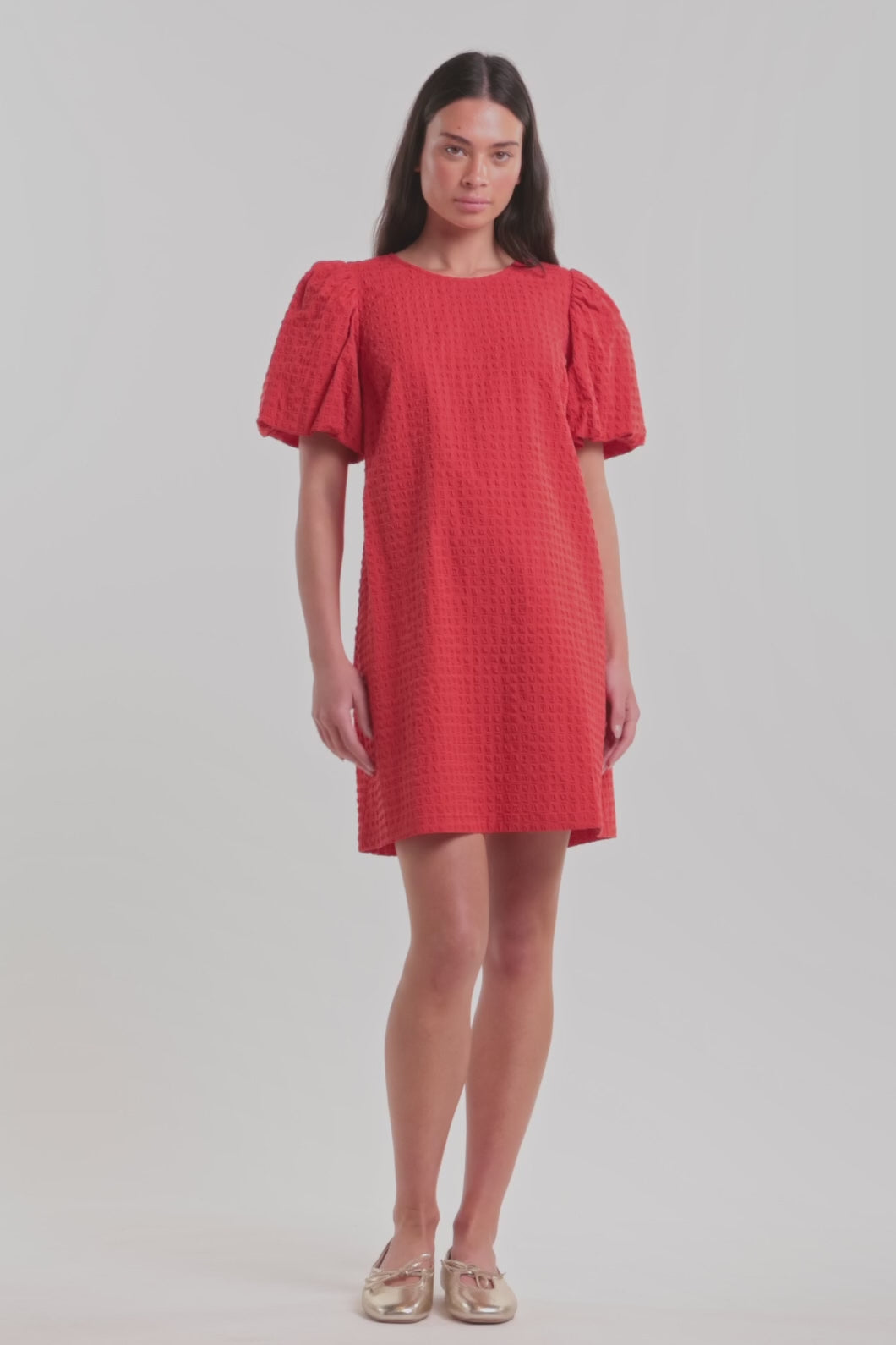 Gorman NZ - Soren Cotton Smock Dress - mandarin