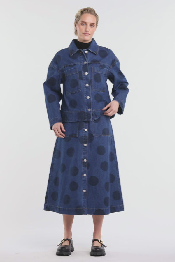 Gorman NZ - On The Dot Denim Jacket - denim