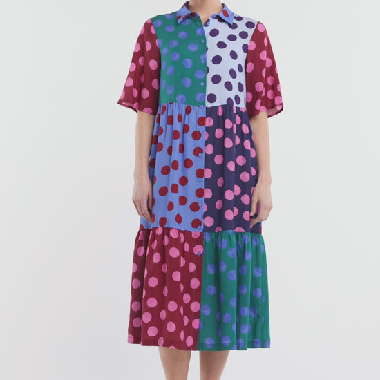 Gorman NZ - On The Dot Spliced Dress - print