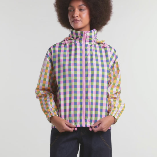Gorman NZ - Gillian Gingham Spray Jacket - print