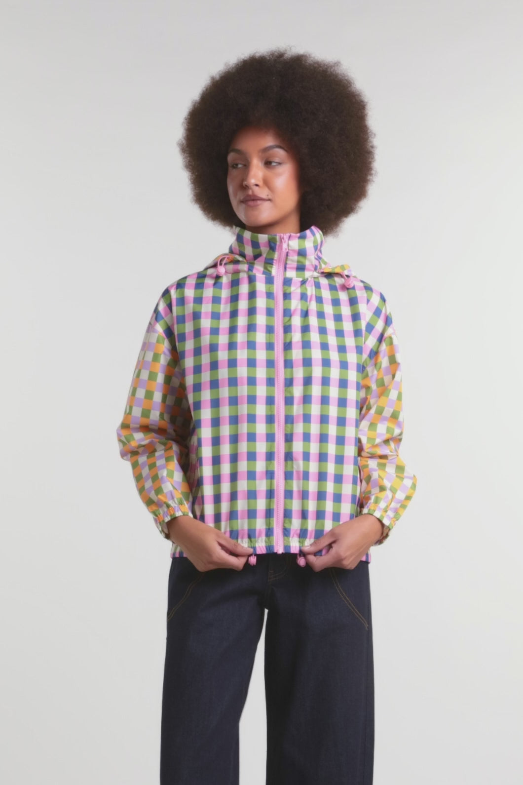 Gorman NZ - Gillian Gingham Spray Jacket - print