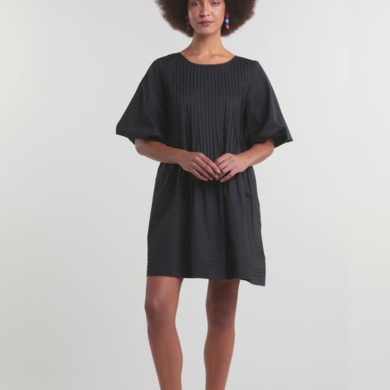 Gorman NZ - Willa Organic Smock Dress - black