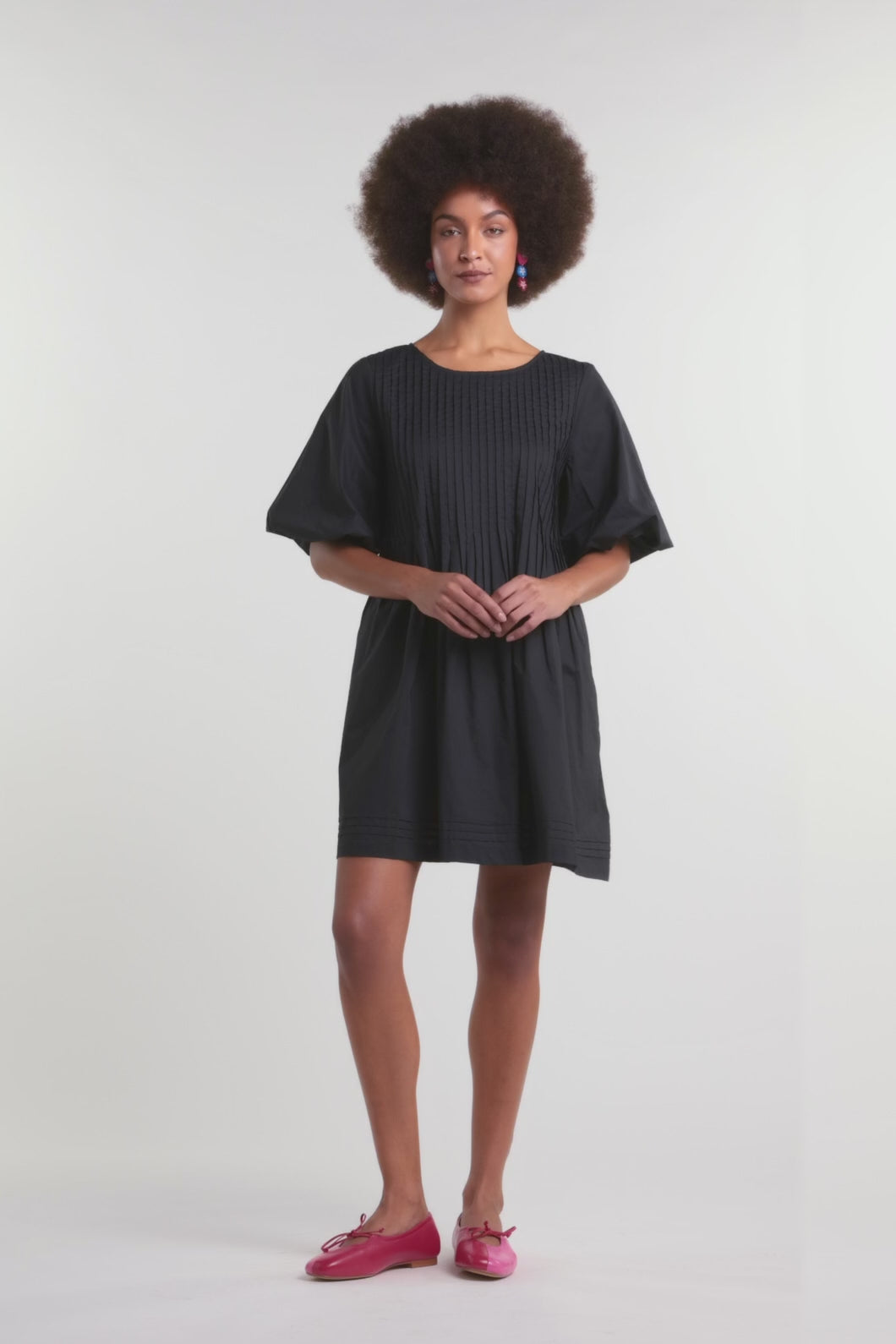 Gorman NZ - Willa Organic Smock Dress - black