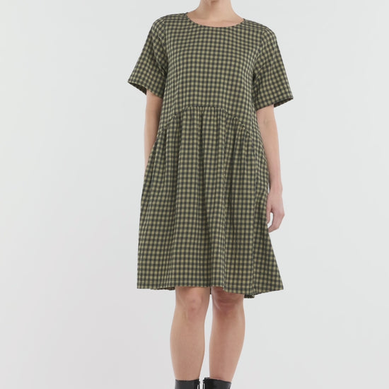 Gorman NZ - Rachele Check Seersucker Dress - check