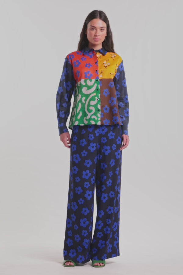 Gorman NZ - Salon Splice Shirt - print