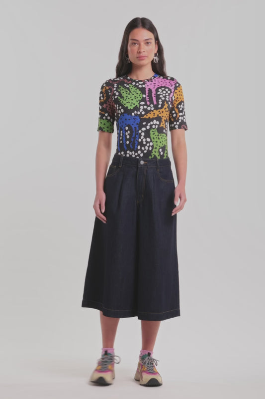 Gorman NZ - Selma Denim Skort - indigo