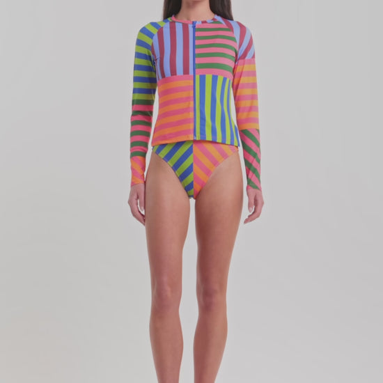Gorman NZ - Poetry Stripe Rashie - stripe