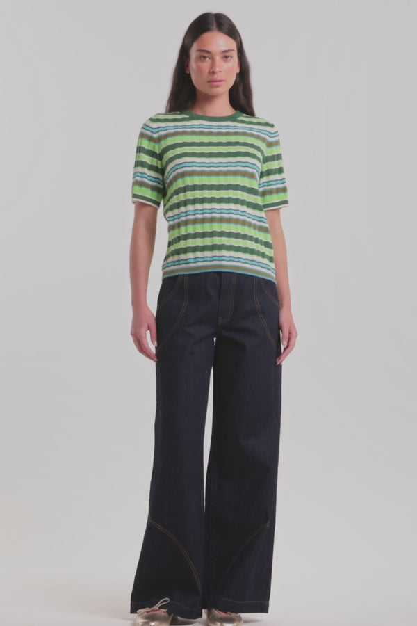 Gorman NZ - Sporty Spice Knit Top - green