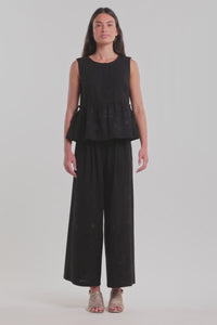 Gorman NZ - Annie Anglaise Cotton Culotte - black