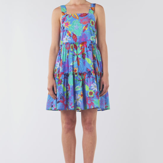 Gorman NZ - Papaya Palm Holiday Dress - print