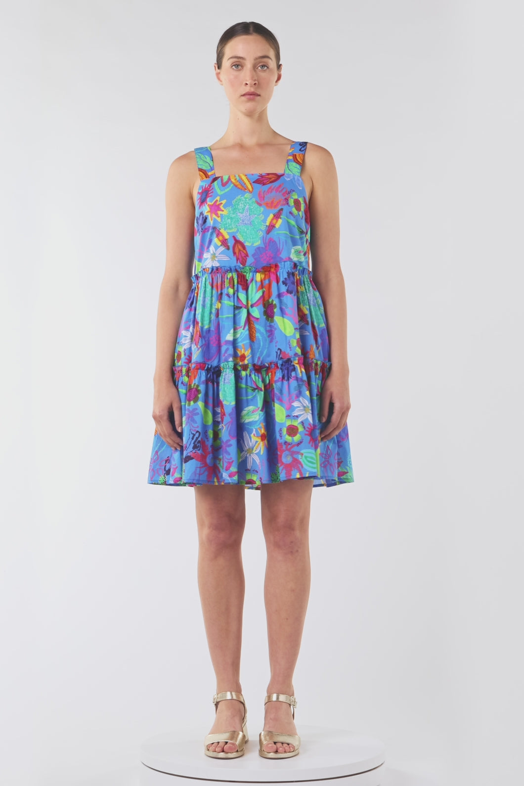 Gorman NZ - Papaya Palm Holiday Dress - print