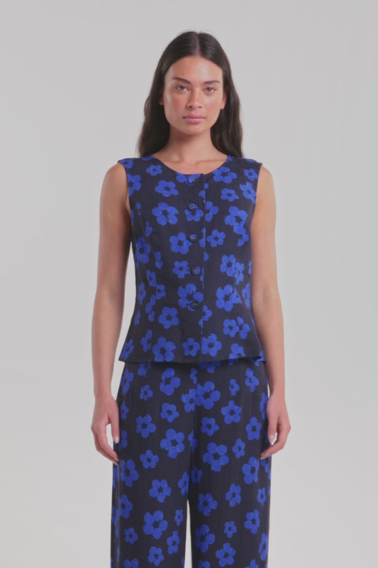 Gorman NZ - Salon Flower Tank - print