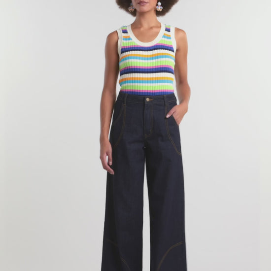 Gorman NZ - Zahra Stitched Jean - indigo