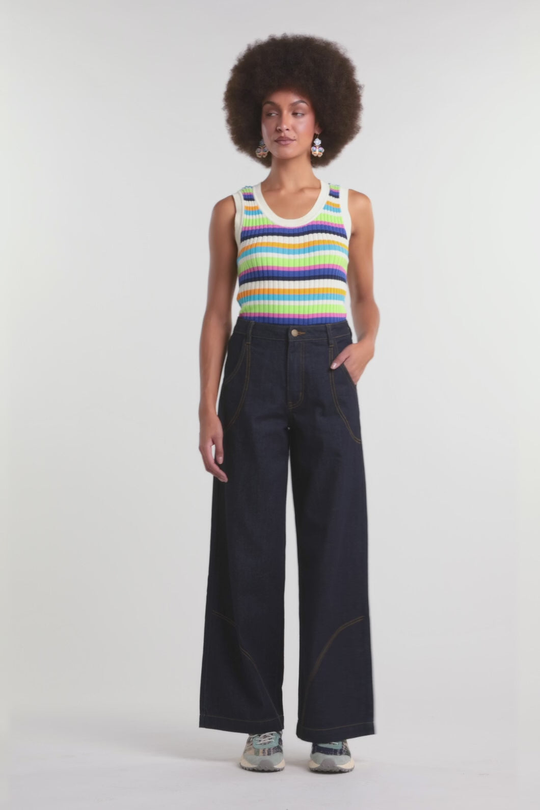 Gorman NZ - Zahra Stitched Jean - indigo