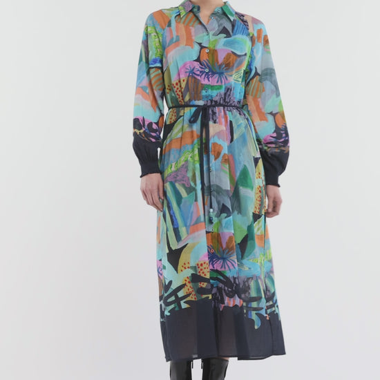Gorman NZ - Endless Horizon Long Dress - print