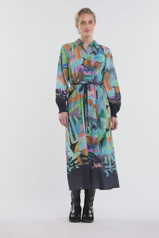 Gorman NZ - Endless Horizon Long Dress - print