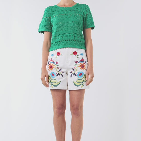 Gorman NZ - Carla Knit Top - green