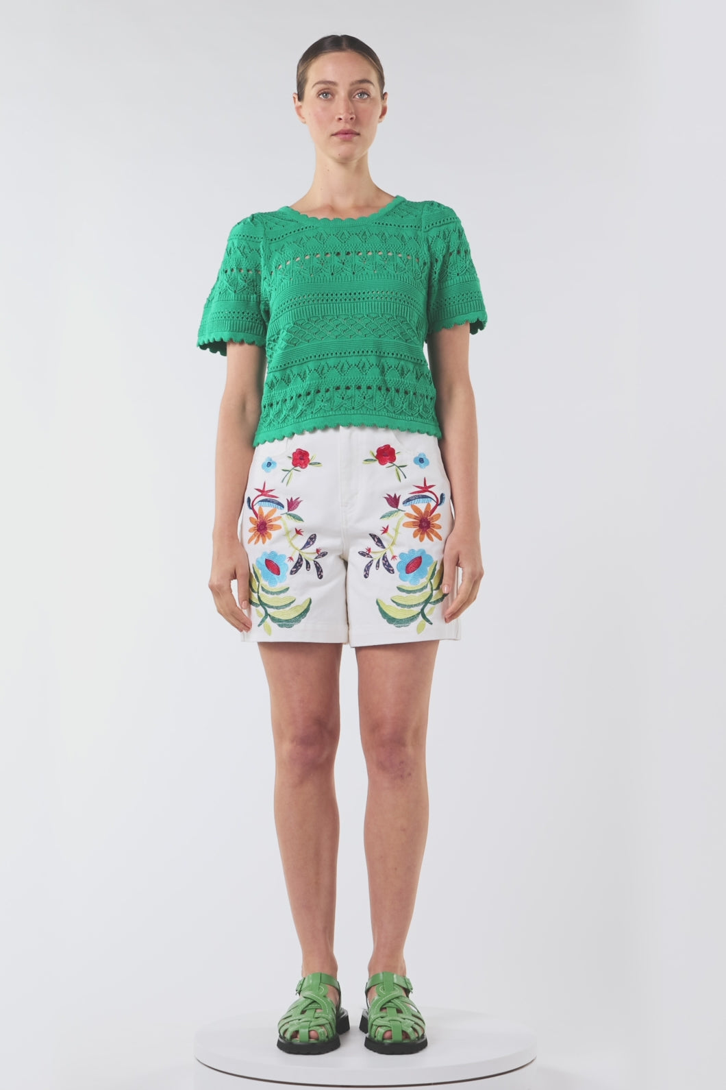 Gorman NZ - Carla Knit Top - green