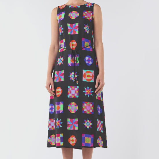 Gorman NZ - Pinwheel Midi Dress - print