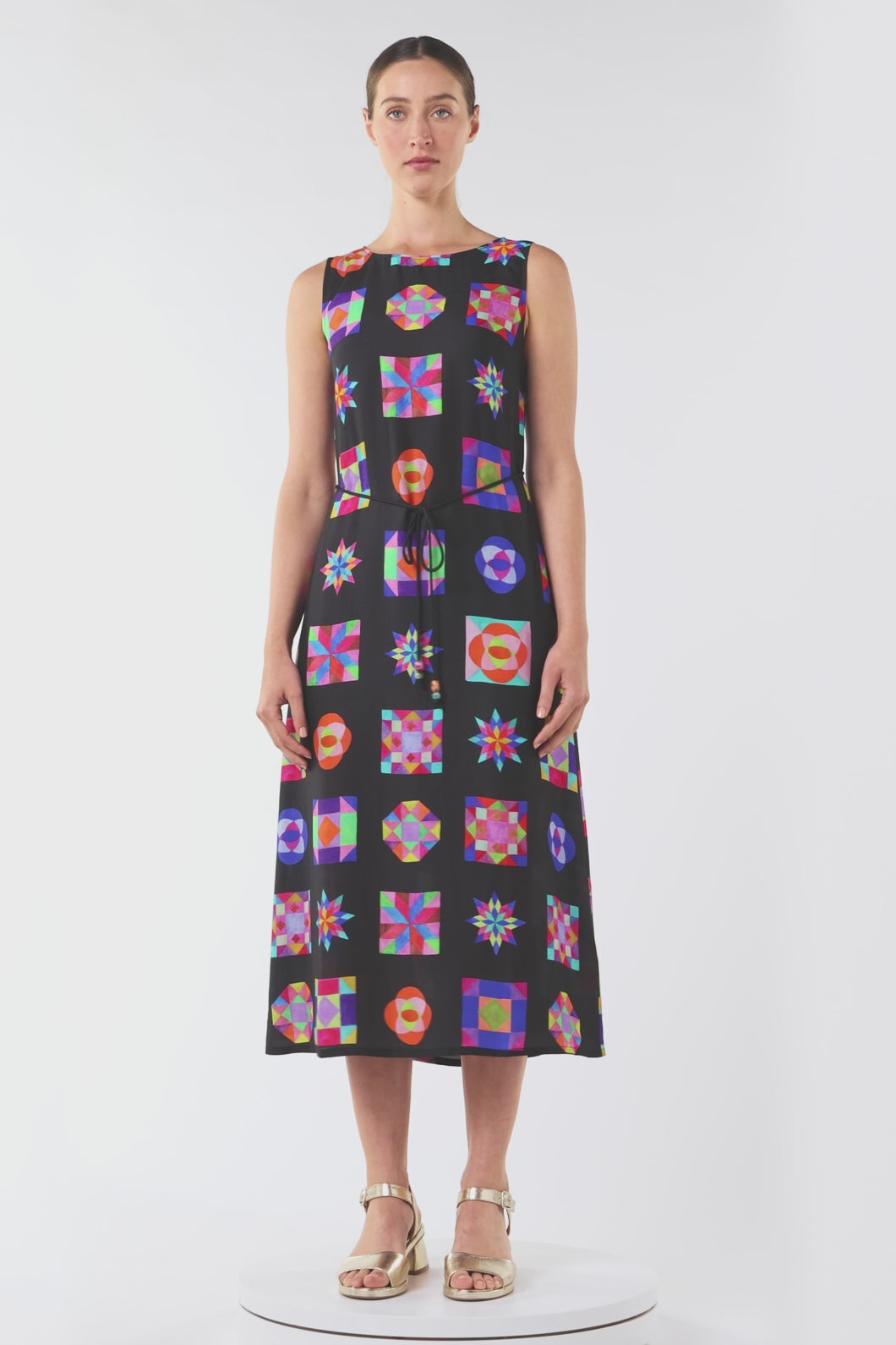 Gorman NZ - Pinwheel Midi Dress - print