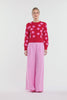 Gorman NZ - On The Dot Knit Cardigan - red