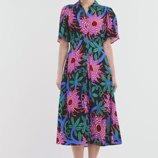 Gorman NZ - Passion Flower Shirt Dress - print