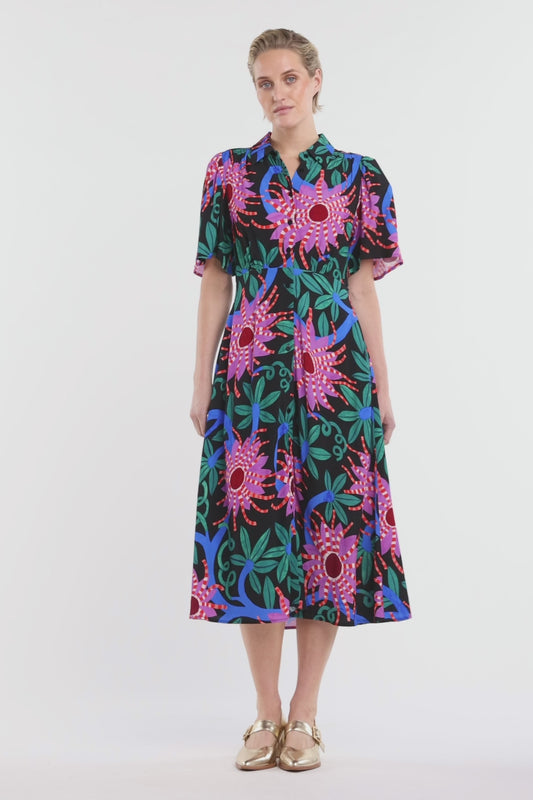 Gorman NZ - Passion Flower Shirt Dress - print