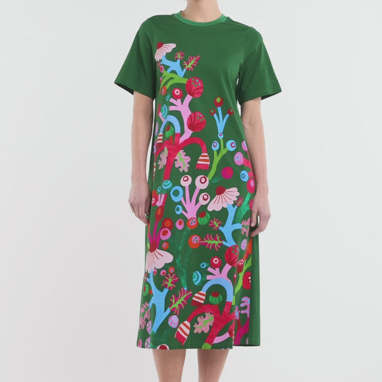 Gorman NZ - Wild Garden Jersey Dress - print
