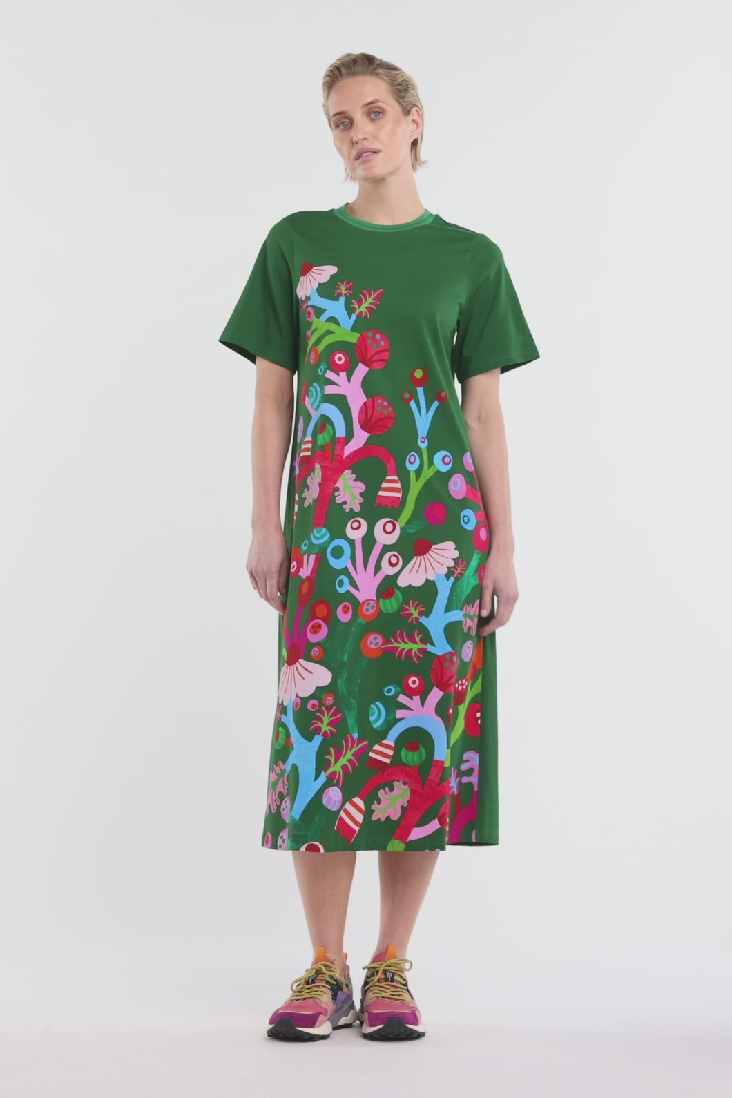 Gorman NZ - Wild Garden Jersey Dress - print