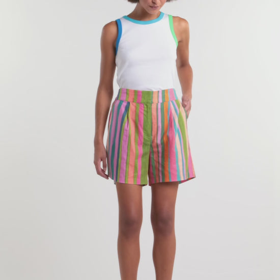 Gorman NZ - Stripes Print Short - print