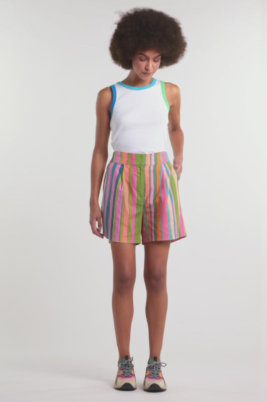 Gorman NZ - Stripes Print Short - print