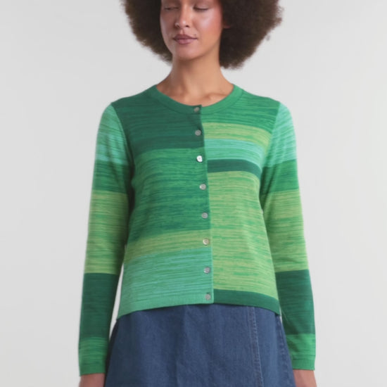Gorman NZ - Mirage Cotton Cardi - green