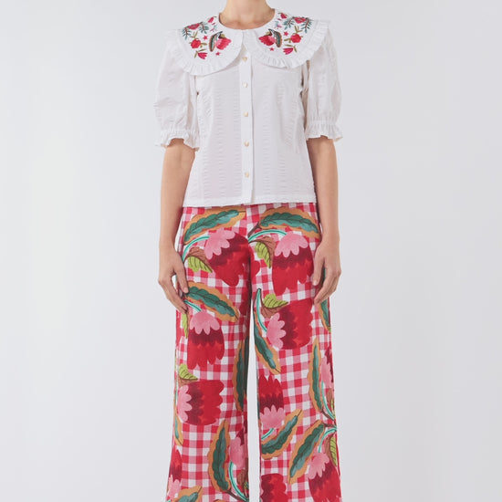 Gorman NZ - Little Things EmbroideredShirt - white