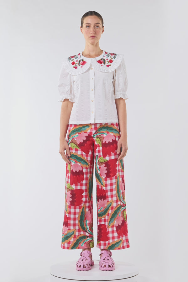 Gorman NZ - Little Things EmbroideredShirt - white