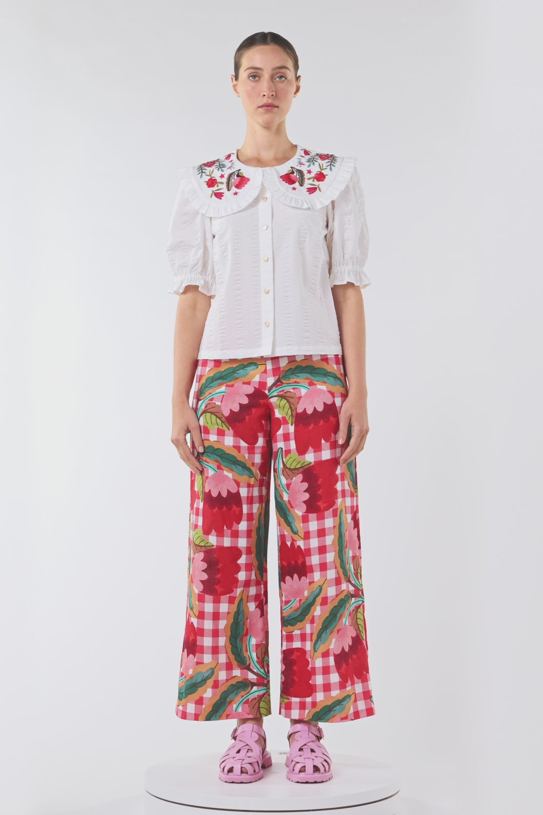 Gorman NZ - Little Things EmbroideredShirt - white