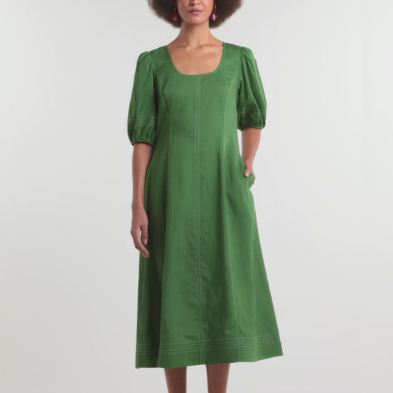 Gorman NZ - Cami Midi Dress - green