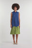 Gorman NZ - Longline Cotton Shirt Dress - navy