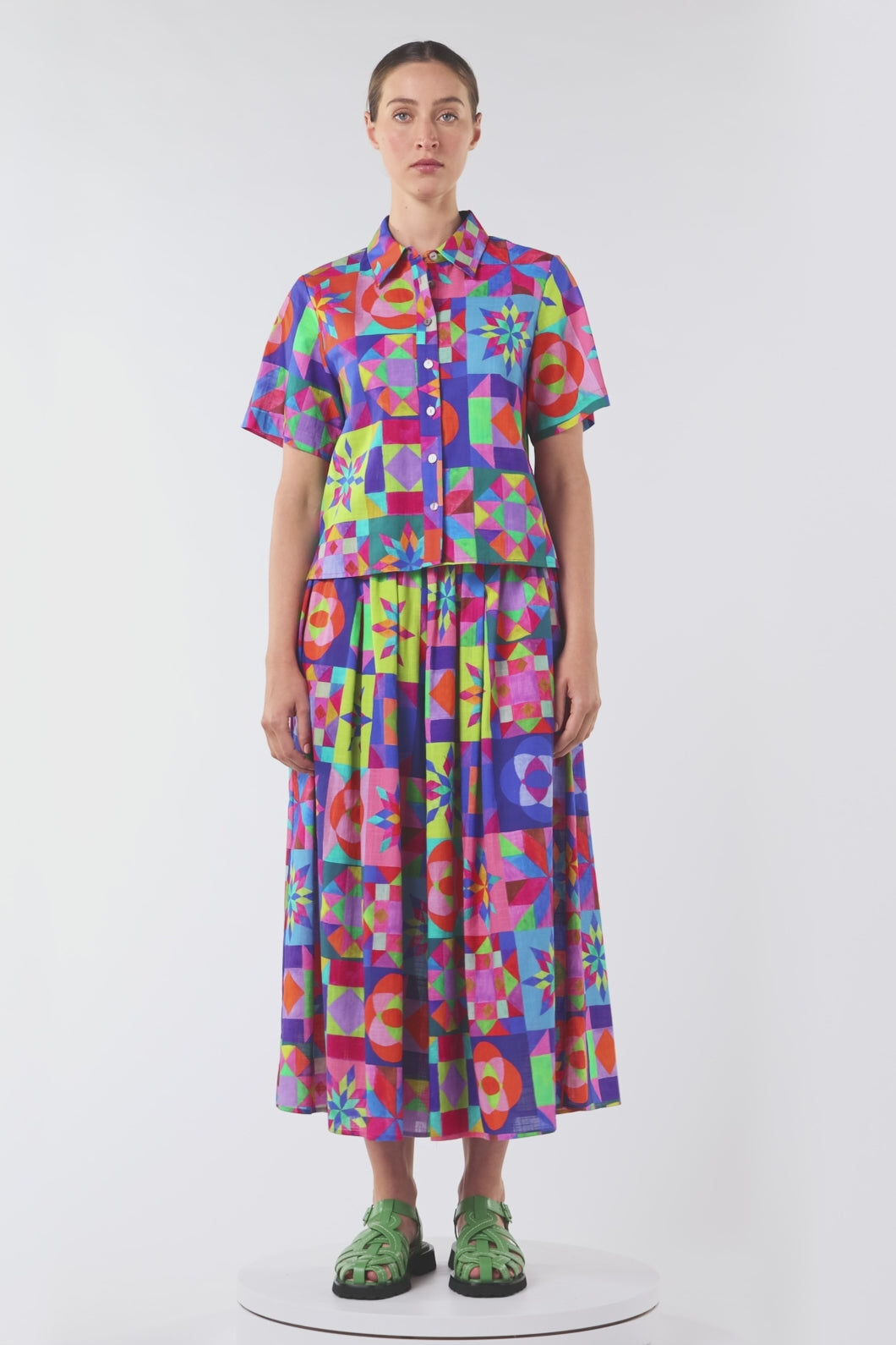 Gorman NZ - Pinwheel Printed Shirt - print