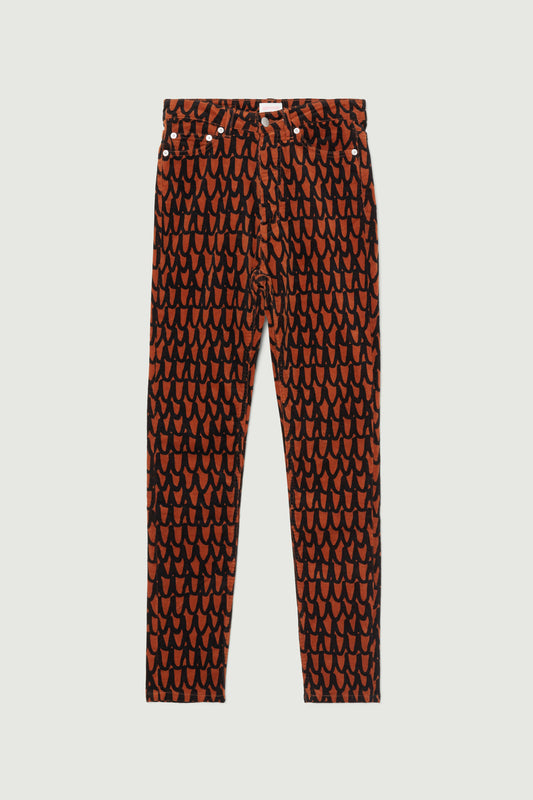 Gorman NZ - Loop De Loop Skinny Cord - print
