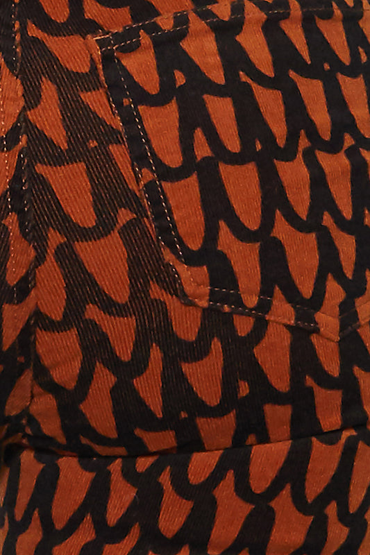Gorman NZ - Loop De Loop Skinny Cord - print