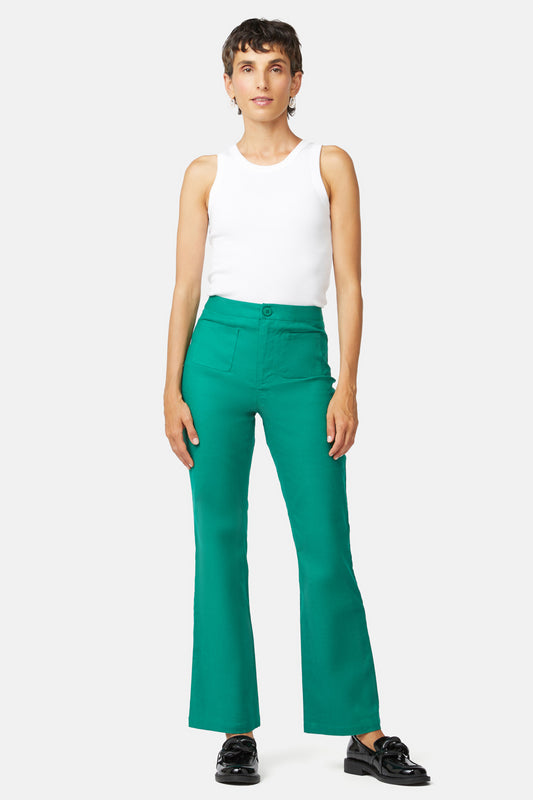 Gorman NZ - Jackie Flare Pant - green